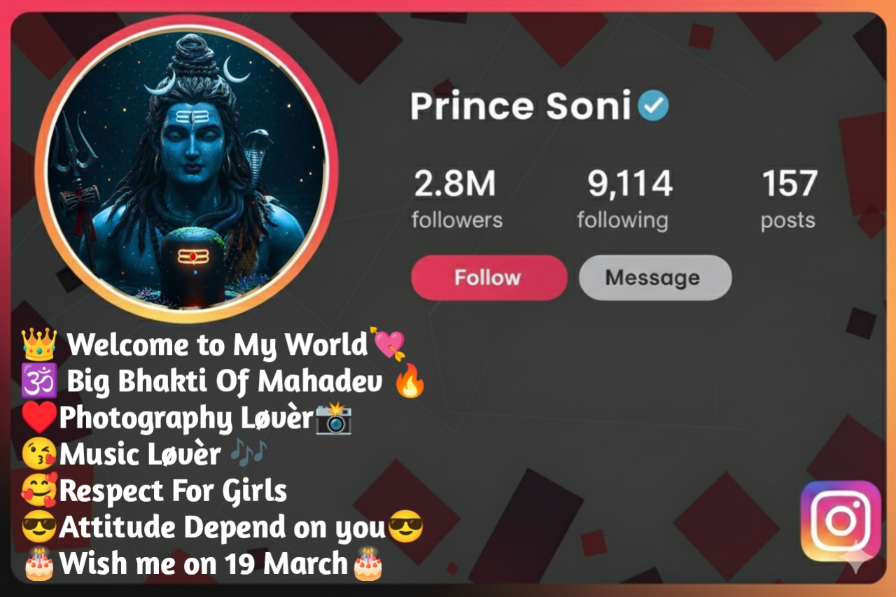 Stylish Mahakal Instagram Bio Stylish Mahakal Instagram Bio
